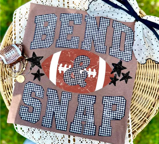 Bend And Snap Football DP  CC Tee