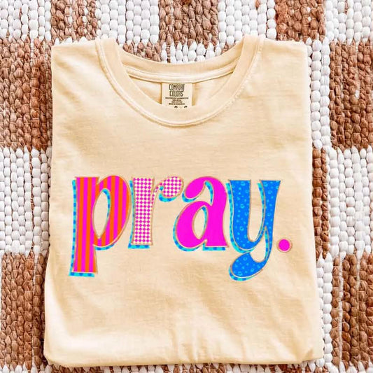 Pray Preppy CC Tee