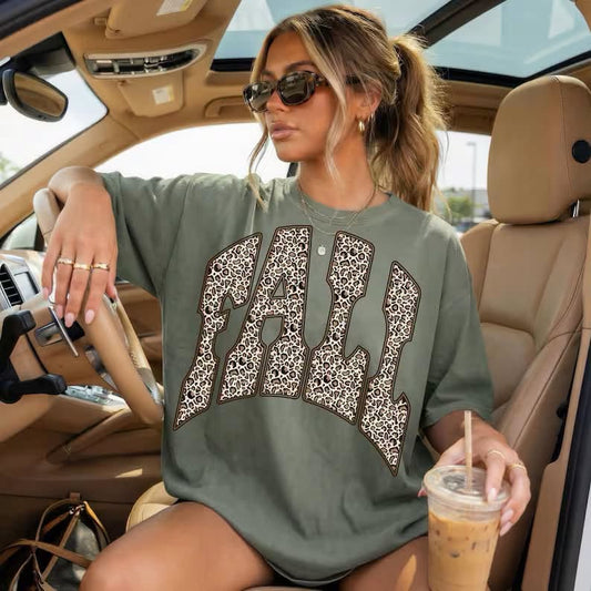 Fall Leopard CC Tee