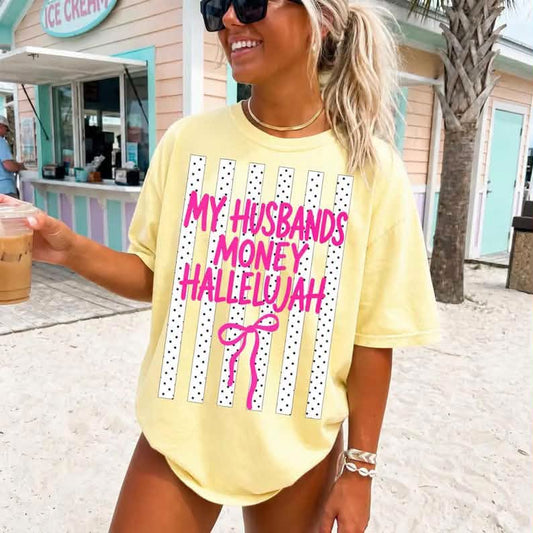 Husbands Money   Gildan Tee