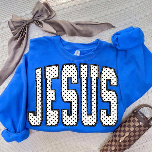 Jesus Polka Dot  Gildan Tee
