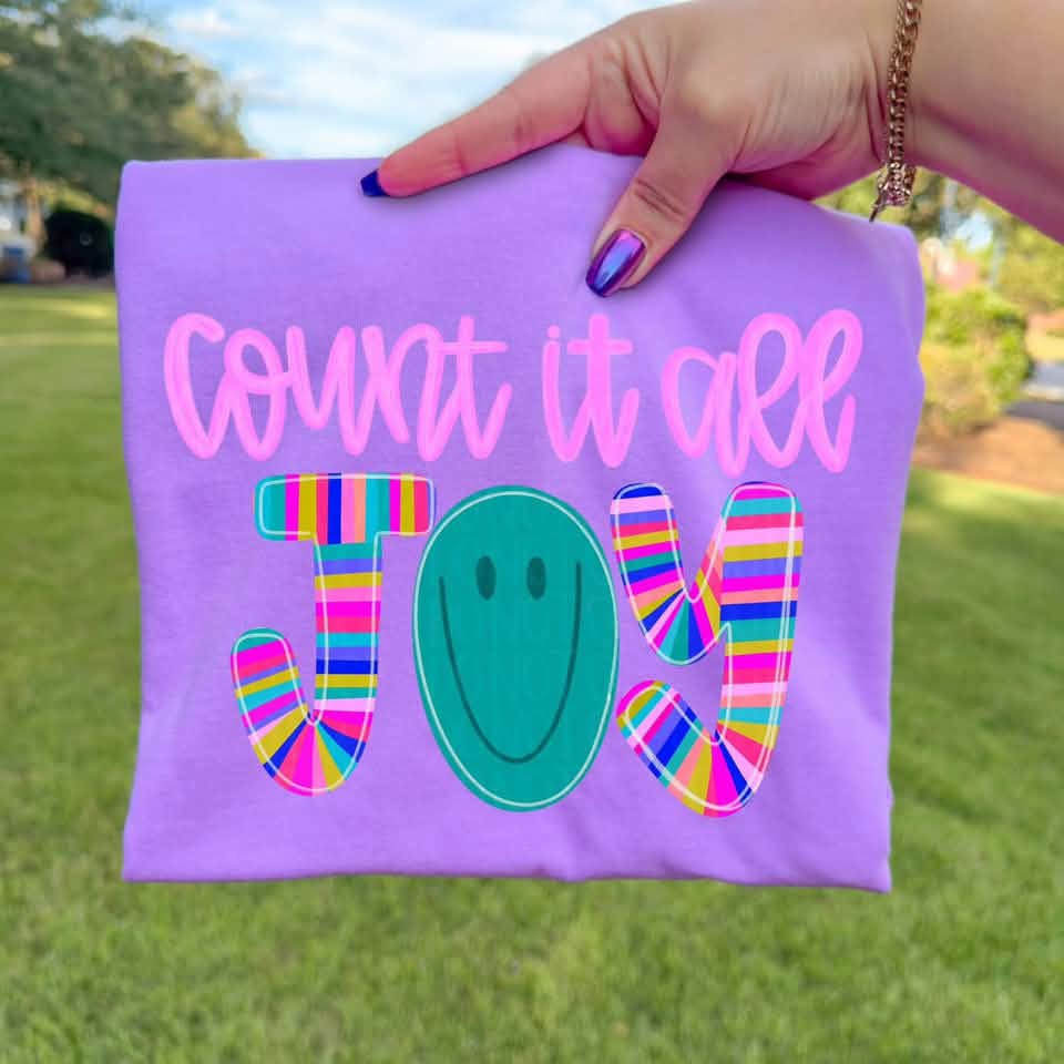 Count it Joy Smiley CC Tee