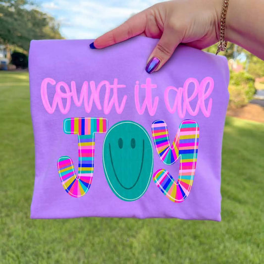 Count it Joy Smiley CC Tee