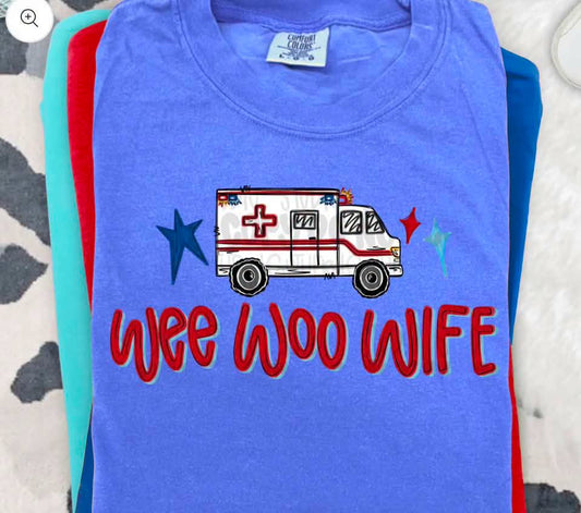 Wee Woo Wife CC Tee
