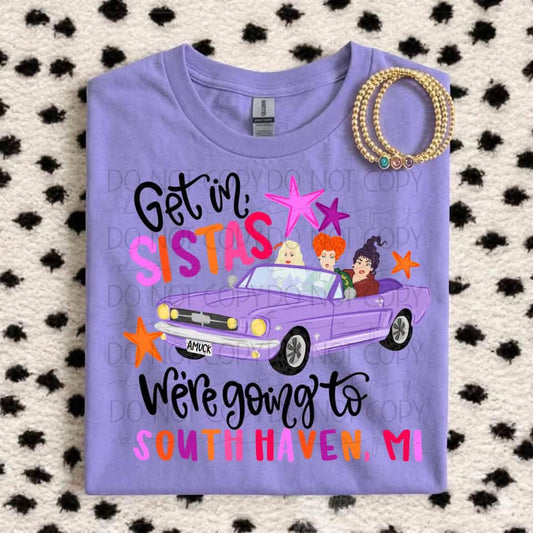 Sistas Town Custom DP  CC Tee