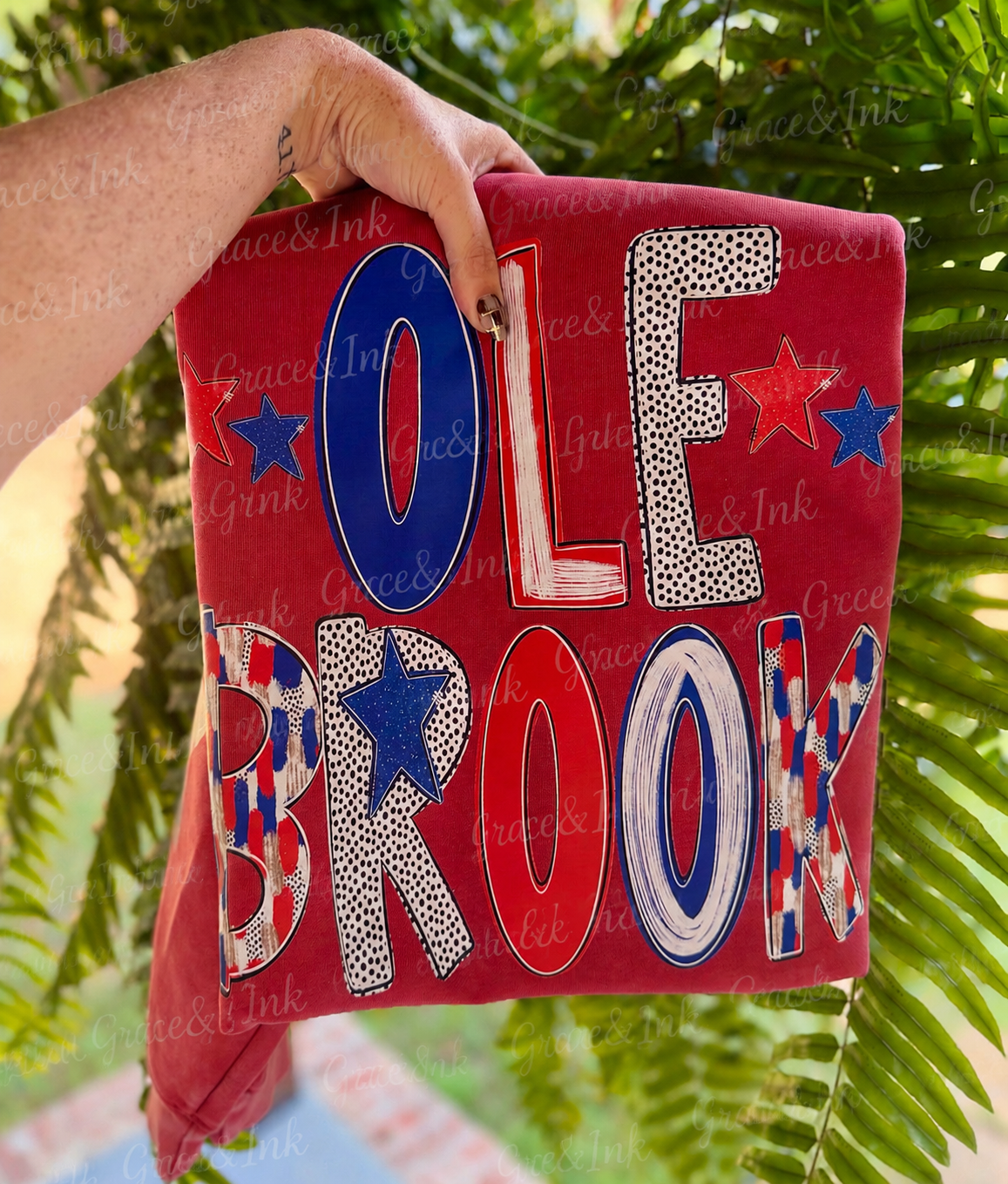 Ole Brook Adult Sweatshirt Vintage Oversized