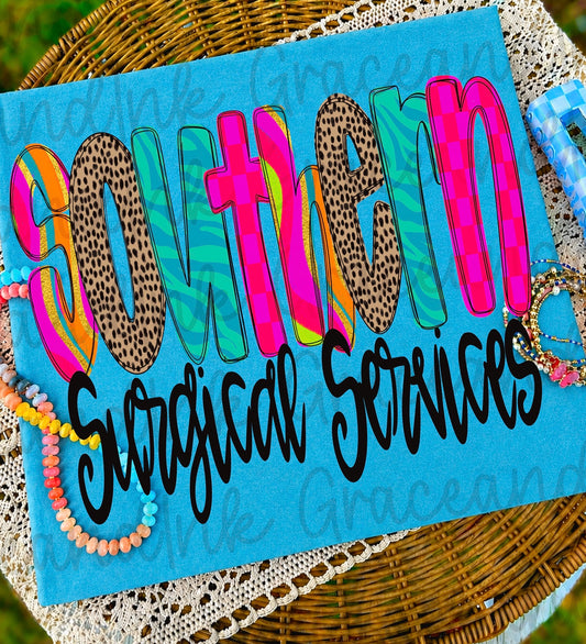 Southern Surgical Services Heather Sapphire Tee