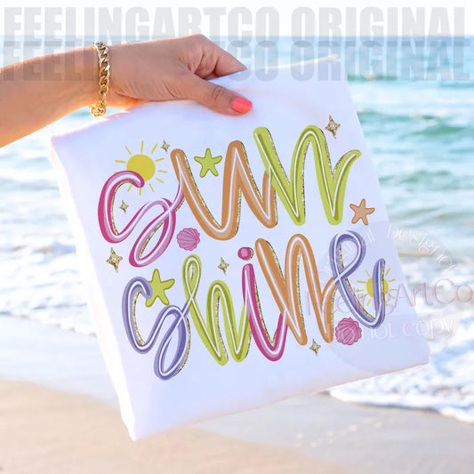 Sunshine Script  Gildan Tee