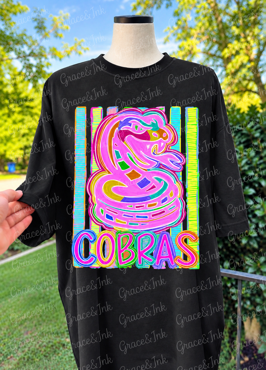 Preppy Bold Bright  Custom  CC Tee
