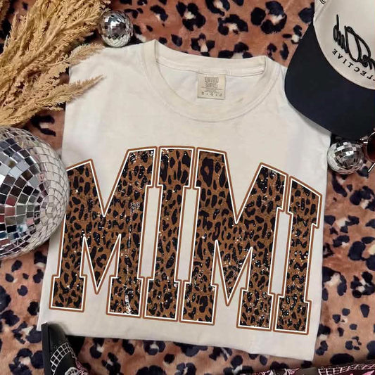 Distressed Custom Leopard   Gildan Sweatshirt