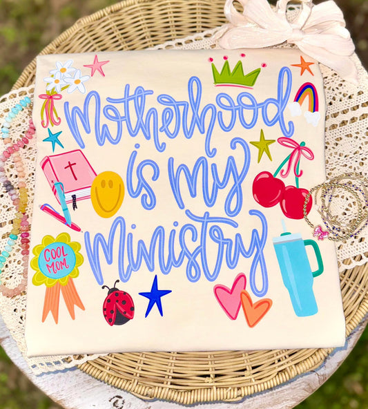 Motherhood Is My Ministry DP  CC Tee
