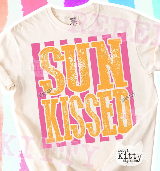 Sun-kissed Distressed  Gildan Tee