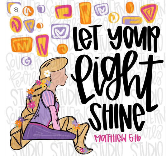 Let Your Light Shine    Youth-Toddler Tee