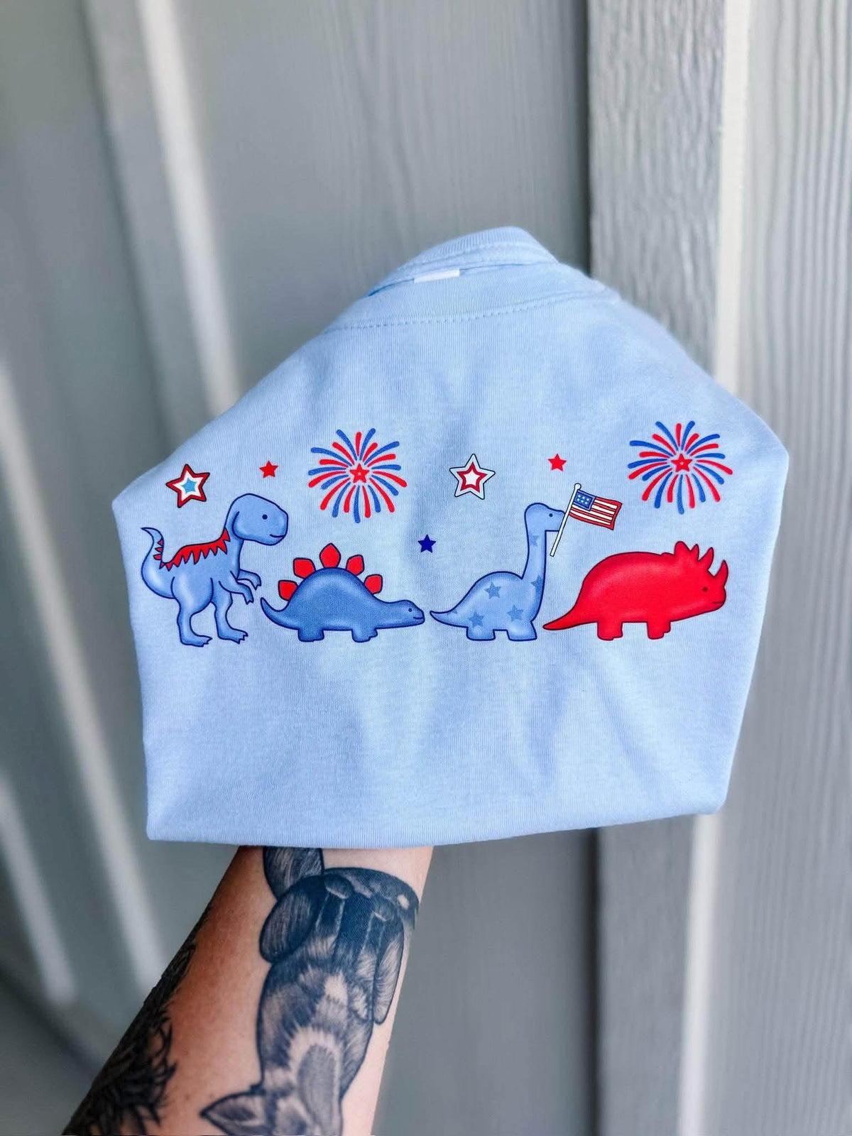 Patriotic Dino Youth-Toddler Tee