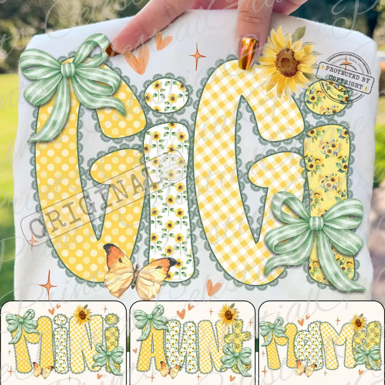 Sunflower Names Gildan Tee