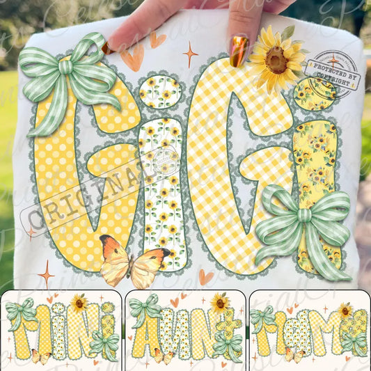 Sunflower Names Gildan Tee