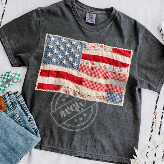 Quilt Flag  CC Tee