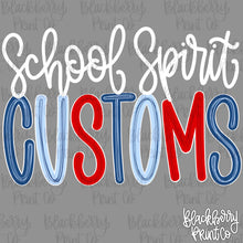 Load image into Gallery viewer, School Spirit Customs   CC Tee
