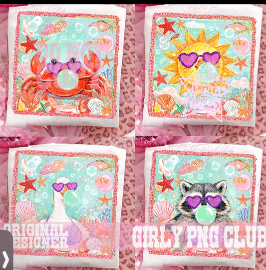Girly Summer Gildan Tee