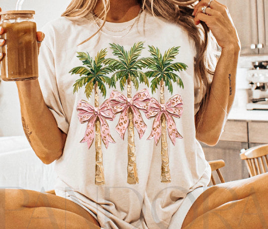 Bow Palm Trees Gildan Tee