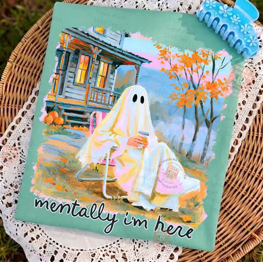 Mentally I’m Here Fall  CC Tee