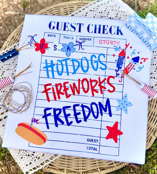 July 4 Guest Check CC Tee