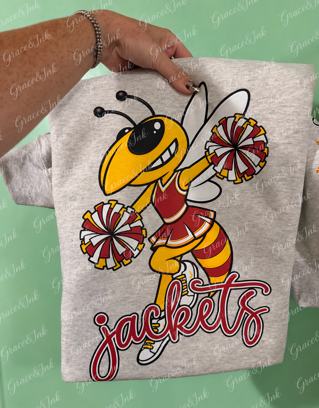 Preppy Girl Mascot Cheer Sweatshirt