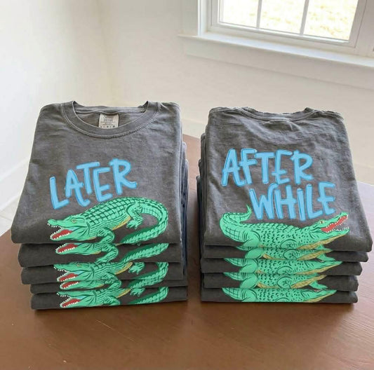 Later 🐊 Boys DP  Tee Kids Youth