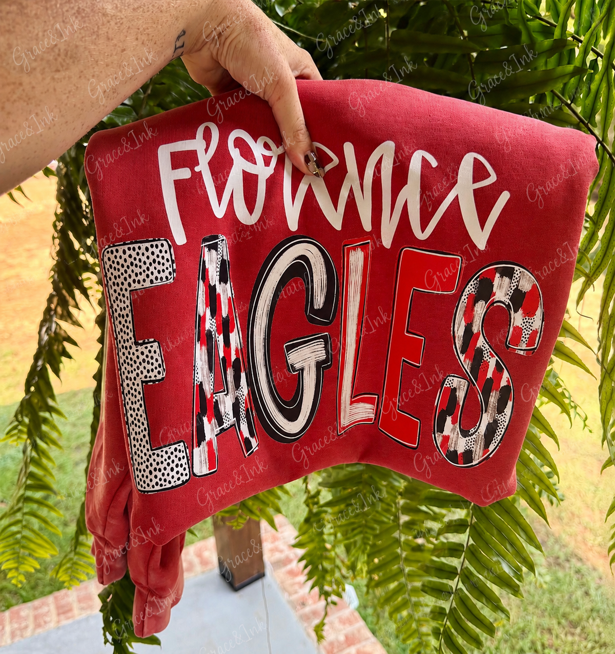 Florence Eagles Youth Sweatshirt Poppy