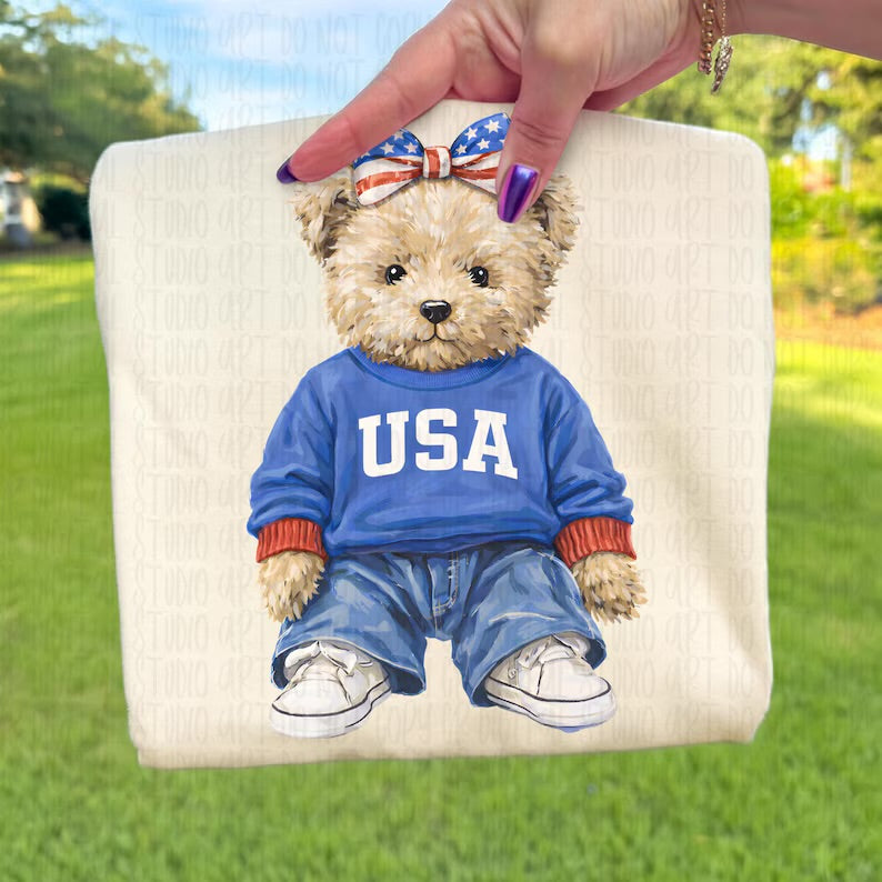 USA Teddy Gildan Tee