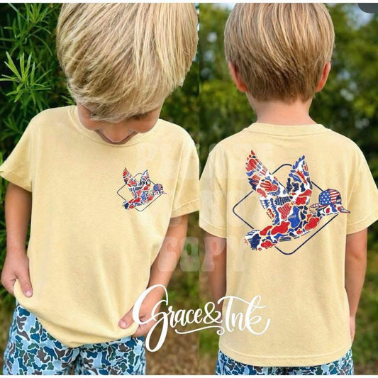 Patriotic Duck  Youth-Toddler Tee