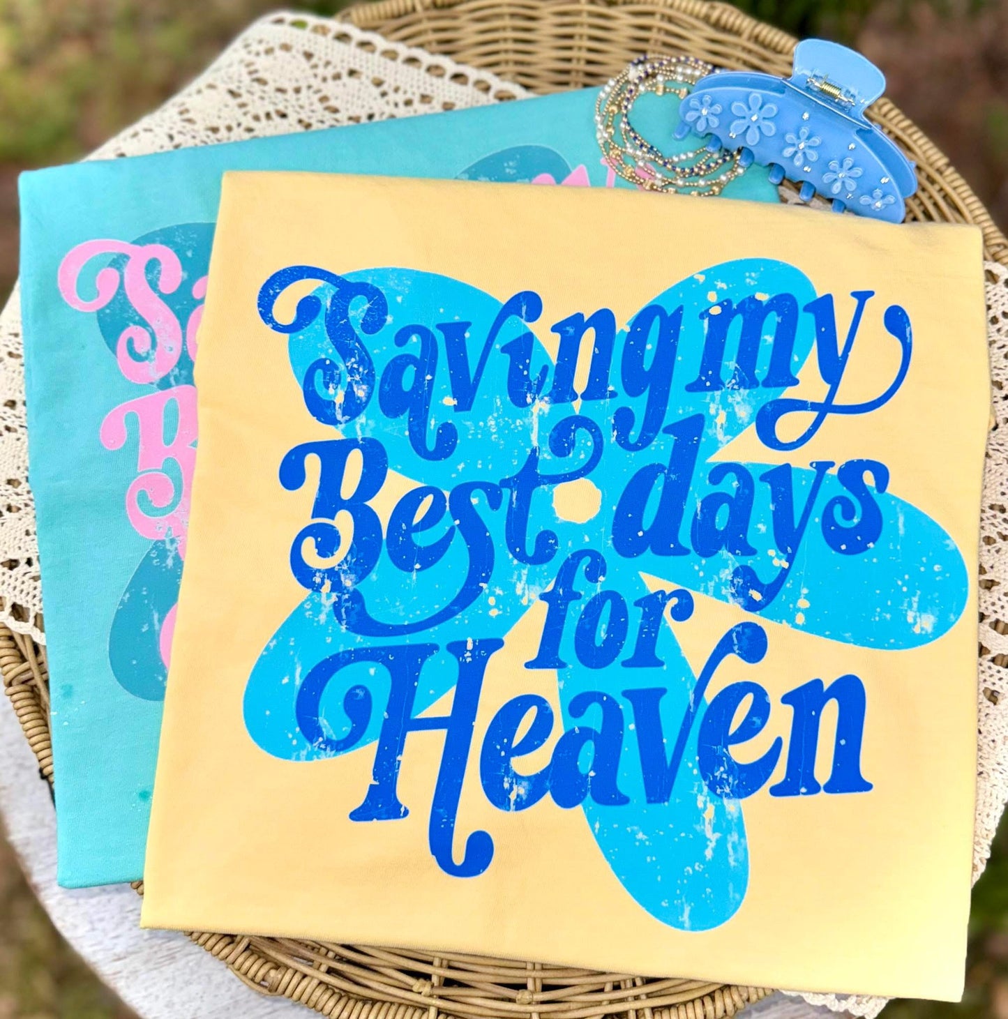 Saving My Best Days DP CC  Tee