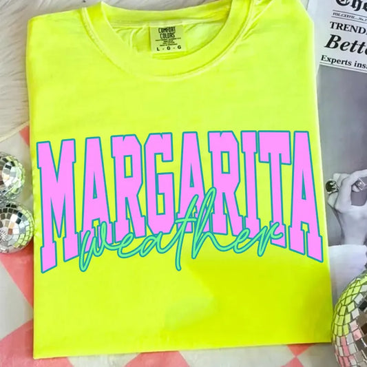 Margarita Weather Varsity Gildan Tee