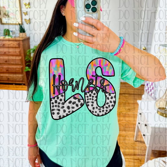Colorful Cursive Custom Any Team   Youth Tee