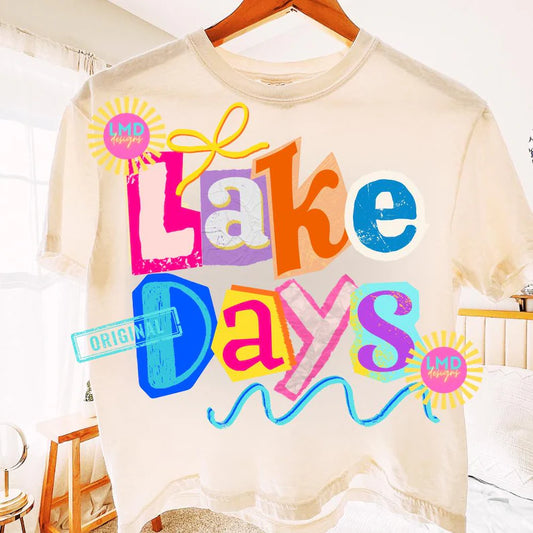 Preppy Lake Days Gildan Tee