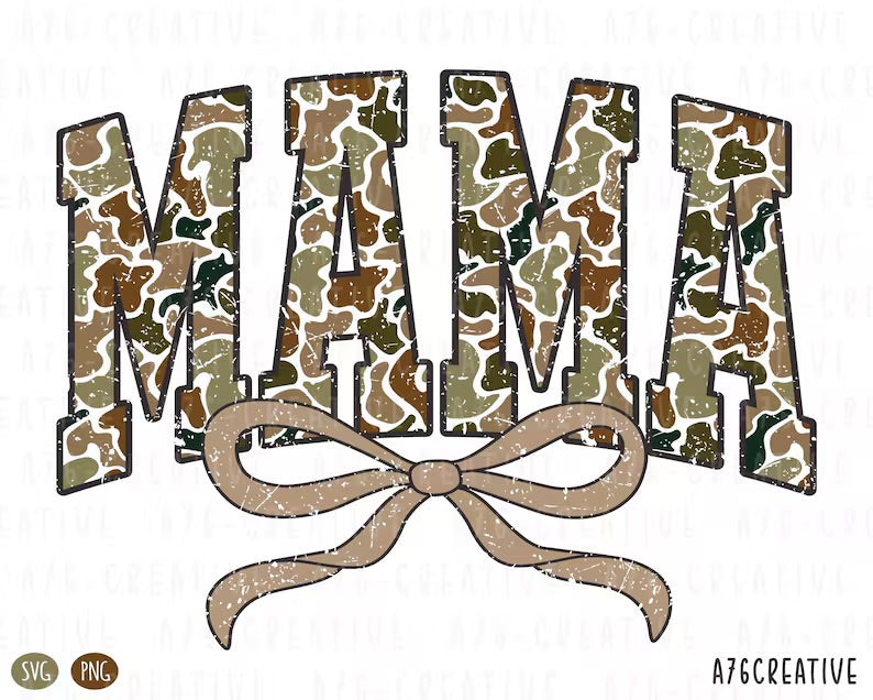 Camo mama Gildan Tee