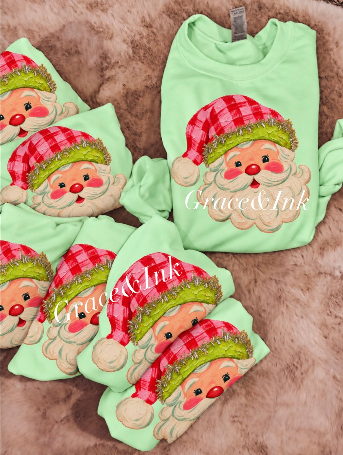 Preppy Santa  Sweatshirt