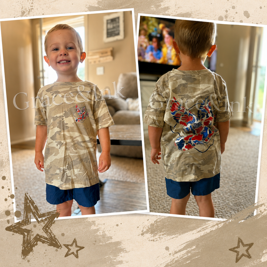 RWB Camo Duck Youth-Toddler Tee