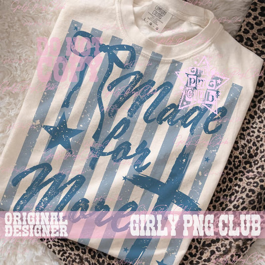 Made for More Bow Stripes Gildan Tee