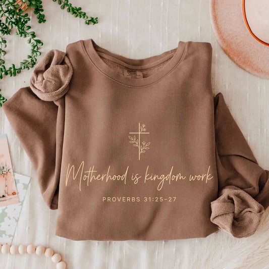 Motherhood is Kingdom Work  CC Tee