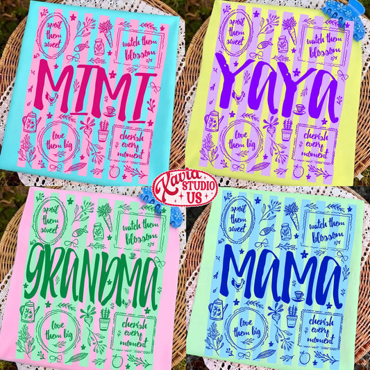 Floral Collage 2  Gildan Tee