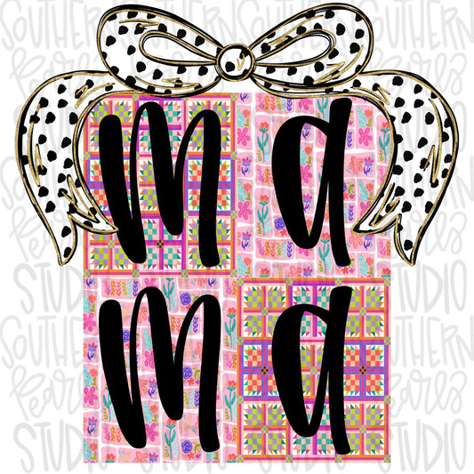 Mama Quilted Block Gildan Tee