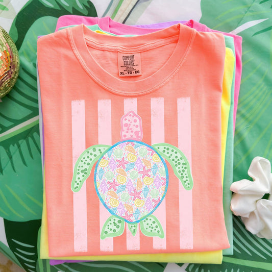 Preppy Turtle CC Tee Kids Youth